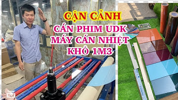 Cận cảnh cán phim UDK tạo màu cho cánh kính nội thất với máy cán phim nhiệt|Võ Đời Ocean Luxury