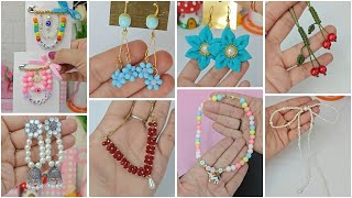 8 Diy Ideas | Diy Earrings | Diy Necklace | Diy seftypin charm | Hair Pin | Diy Cherry🍒 keychain