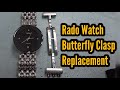 How to Replace a Rado Watch Butterfly Clasp | Watch Repair Channel