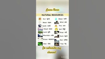 Learn these natural resources #shorts #trendingshorts #viral