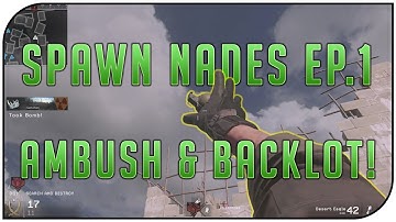MWR SND ALL SPAWN NADES SPOTS! EP.1 - Ambush & Backlot (MW Remastered Nade Spots Tips)
