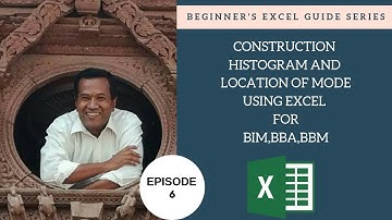 Construction of histogram and location of mode in Excel || Ep-06 || ft.Nirmal Bajracharya