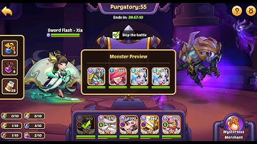 Idle Heroes Aspen Dungeon Purgatory 1-54 Xia SOLO