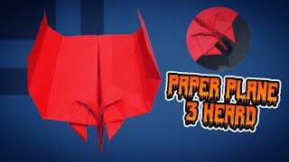 How to make paper airplane that flies for a long time - Paper Airplane Tutorial