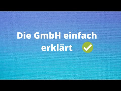 Video: Wer bekommt den Gewinn bei einer GmbH?