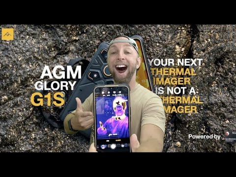 Un smartphone 5G fou avec camra thermique vision nuit Laser SD4805500mAhIP68Le AGM Glory G1S