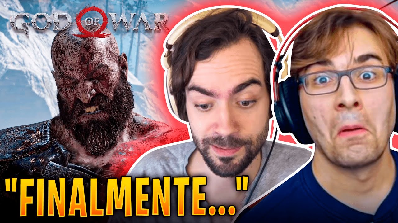 YOUTUBERS REAGINDO A PRIMEIRA LUTA DO KRATOS NO GOD OF WAR (PARTE 2 ...