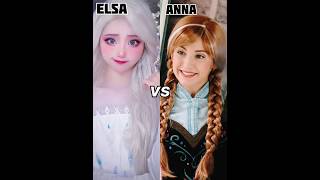 Elsa vs Anna🫶 ||dress nails||choose one your ♥️ favourite||#shorts #viral #anna#elsa #ytshortsindia
