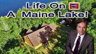 Post And Beam Lake Home | Portage Lake Northern ME Maine Real Estate