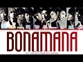 Super Junior ( 슈퍼 주니어) Bonamana  (민아)Color Code Lyrics Hangul Rom INDO TRANS