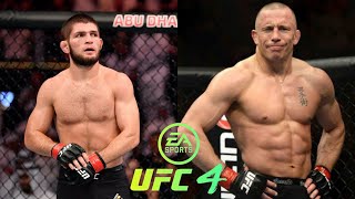 Khabib vs. GSP | UFC 4 | EA SPORTS UFC 4 | MMA FIGHT