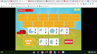 Equivalent Fraction Game Directions