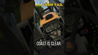 Train Coming, Bro - MCG Farm Fail 04 #farmingsimulator25 #fail #fs25