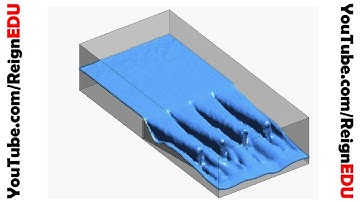 Water Flow Through Dam Simulation on ANSYS R16.0 - ReignEdu #1.82