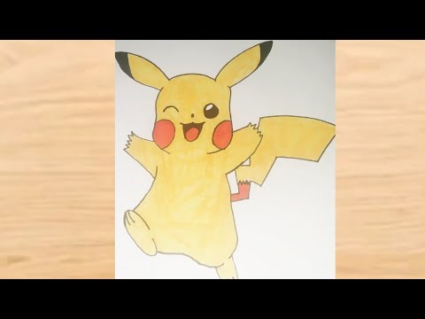 How to draw Pikachu | Pokemon - YouTube