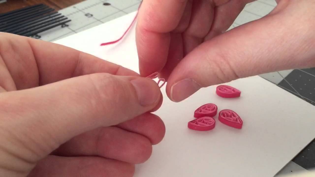 Quilling Paper Flower Bud Tutorial YouTube