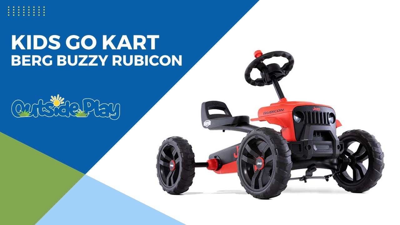 Berg Jeep Buzzy Rubicon Kids Pedal Go Kart | Outside Play