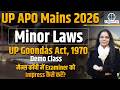 UP APO Mains Strategy 2026 | Minor Laws कैसे पढ़ें और लिखें? | UP APO Mains 2026