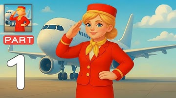 Airport Idle - Gameplay Walkthrough Part 1 - Rule Your Airport Empire (IOS, Android)