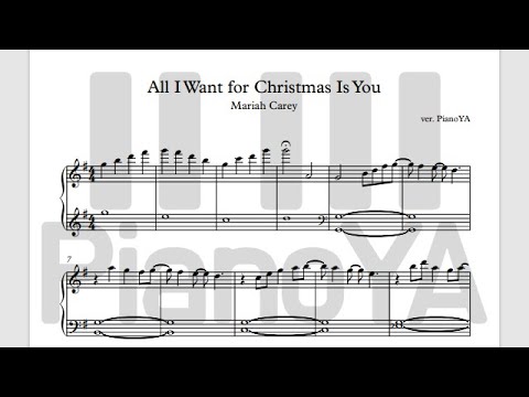 All I Want for Christmas Is You (easy & full) - Mariah Carey