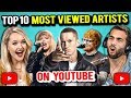 Adults React To Top 10 Most Viewed YouTube Music Artists Of All Time