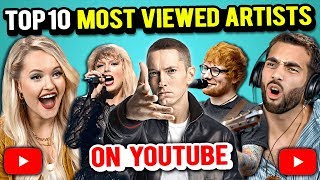 Adults React To Top 10 Most Viewed YouTube Music Artists Of All Time