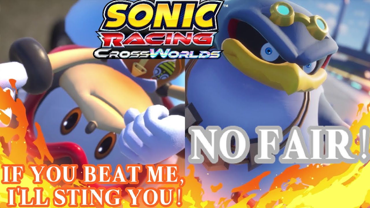 Sonic Racing: CrossWorlds All Charmy Rival Interactions