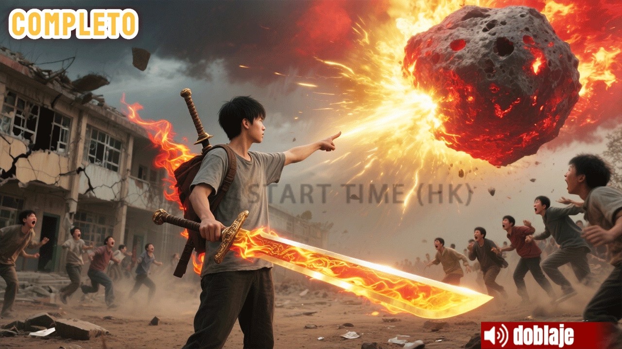 ¡El apocalipsis llegó! El hombre más débil de la escuela rompió un meteorito con un dedo,¡increíble!