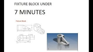 FIXTURE BLOCK - In 7 minutes (CREO) Profile