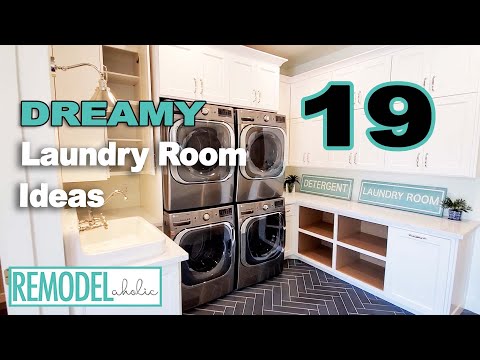 19 Dreamy Laundry Room Ideas | Remodelaholic