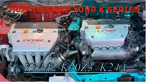 How to swap your k series (k20 and k24) spyder/Eg civic /Ek civic part 1