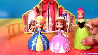 Princess Sofia The First Dancing Sisters Play Doh Design A Dress Hermanitas Bailarinas Amber