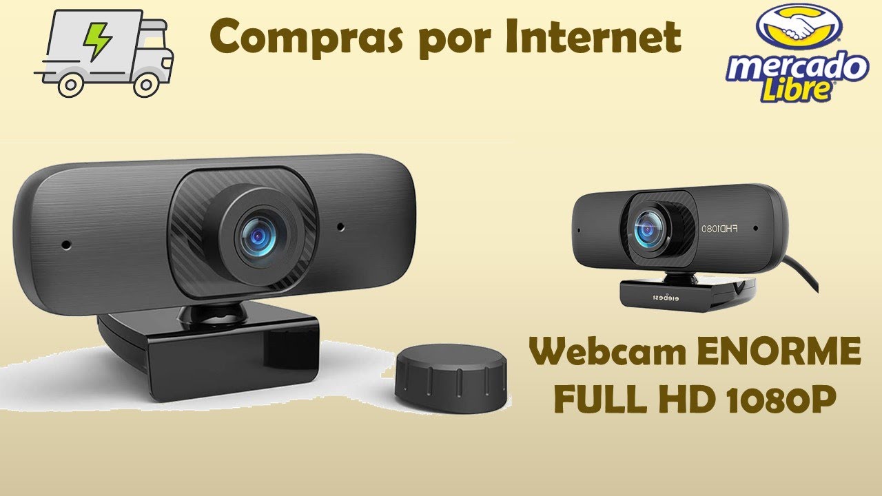 Cámara Web Full Hd Micrófono 1080P "elebest" | Unboxing y Review Mercado Libre FULL - YouTube