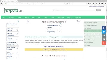 How do I resolve codes to error messages in Spring validation? | javapedia.net