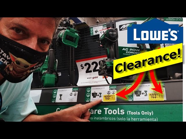 Lowes Clearance Tool Deals Out Wazoo: Dewalt, Bosch, Metabo, Craftsman Tools  