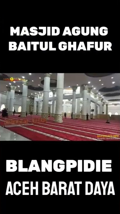 keren... masjid agung baitul ghafur Blangpidie Aceh Barat Daya #shorts #shortvideo