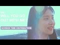 Dia  will you go out with me  screen time distribution solo