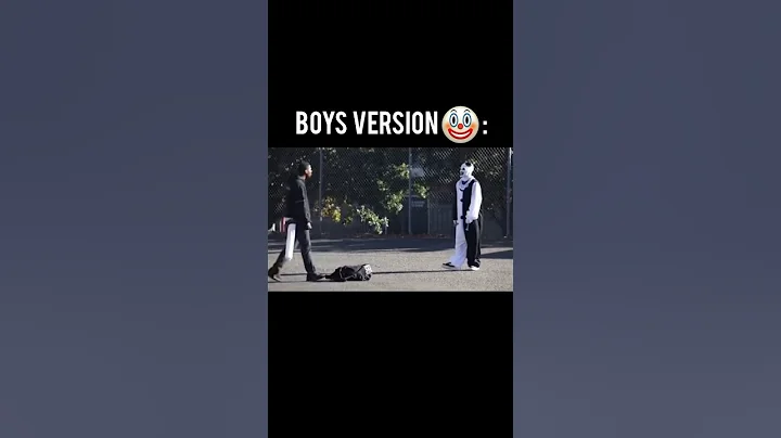 Clown confrontation with boys and men#trollfaceedit#troll #edit