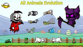 All Animals Evolution And The Fighter Fallen Knight Reaper (EvoWorld.io)