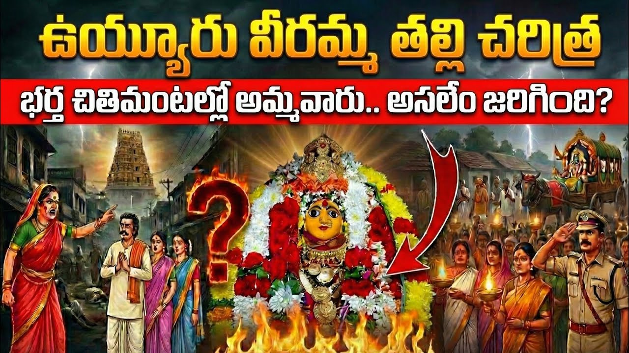ఉయ్యూరు వీరమ్మ తల్లి అసలు చరిత్ర | Vuyyuru Veeramma Talli History in Telugu | Veeramma Talli Story