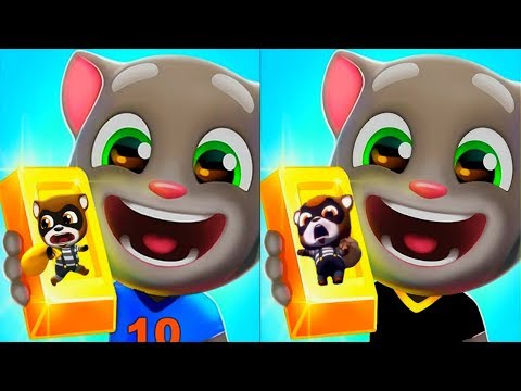 Бег за золотом  Анджела Джин против Хитрого Енота Talking Tom Gold Run