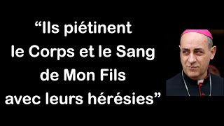 Ils Piétinent Le Corps Et Le Sang De Mon Fils Avec Leurs Hérésies - Notre Dame Du Rosaire 13 Mai 24