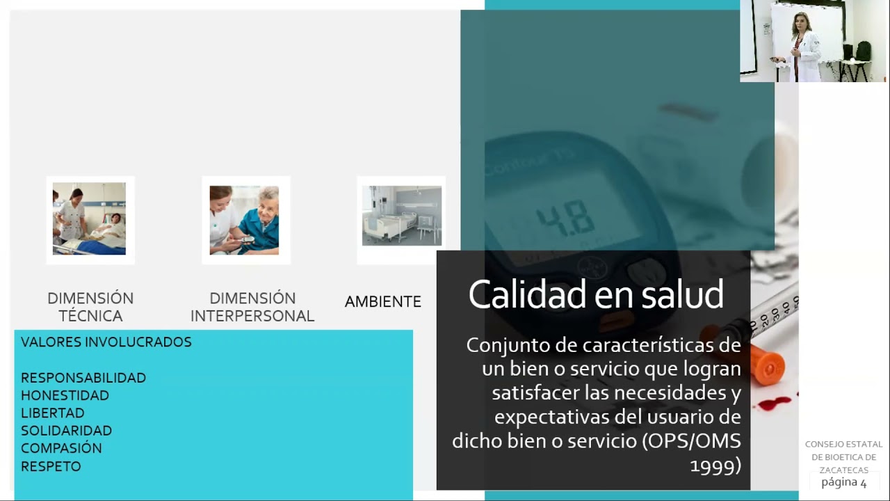 Principios bioéticos aplicados a la calidad de la atención de enfermería. Dra Angélica García Avilés