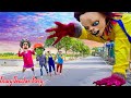 Nick Become Superman Vs Giant Zombie Save Tani, Miss T and Hello Neighbor