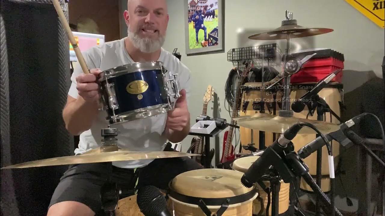 Snare Drum Battle 10 Inch Pearl Short Fuse vs 8 inch GP Percussion