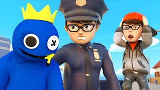 Nick Fat Realized That He Had Arrested Rainbow Friends Chapter 3 | Scary Teacher 3D Happy Friends
