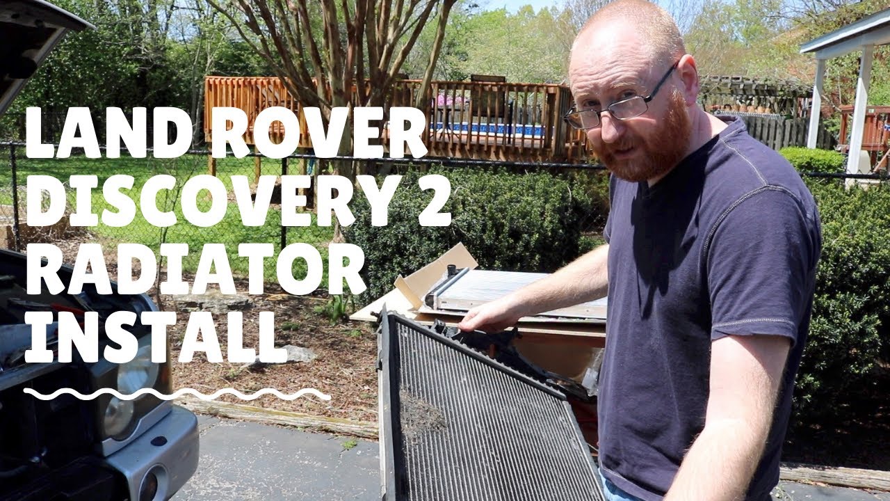 Space Rover Radiator Mounting Land Rover Discovery 2//Radiator Install (DIY) - YouTube