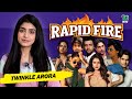 Rapid fire ft  twinkle arora on ravi dubey samarth  isha  abhishek vivian dsena and more