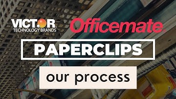 Victor Technology Factory Process: Paperclips |  Officemate Factory in New Jersey | Made in the #USA