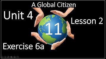 11 Grade 8 English Unit 4 Lesson 2 A Global Citizen Exercise 6a